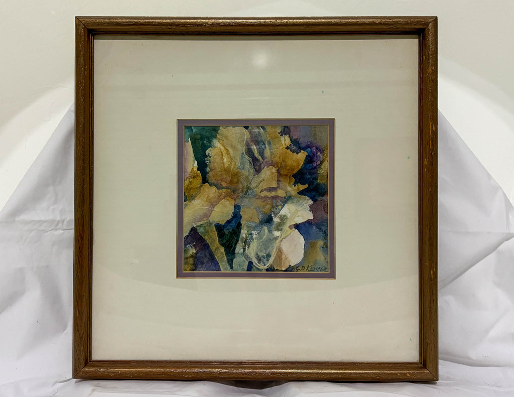Abstract Iris Blossoms