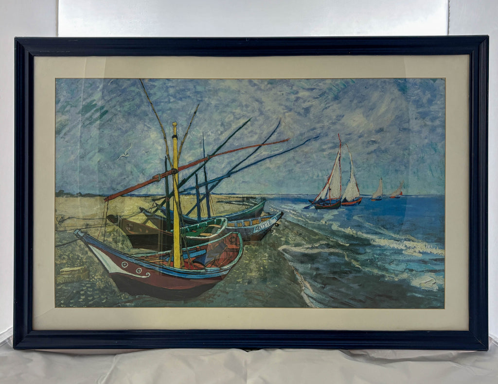 Fishing Boats on the Beach at Saintes-Maries