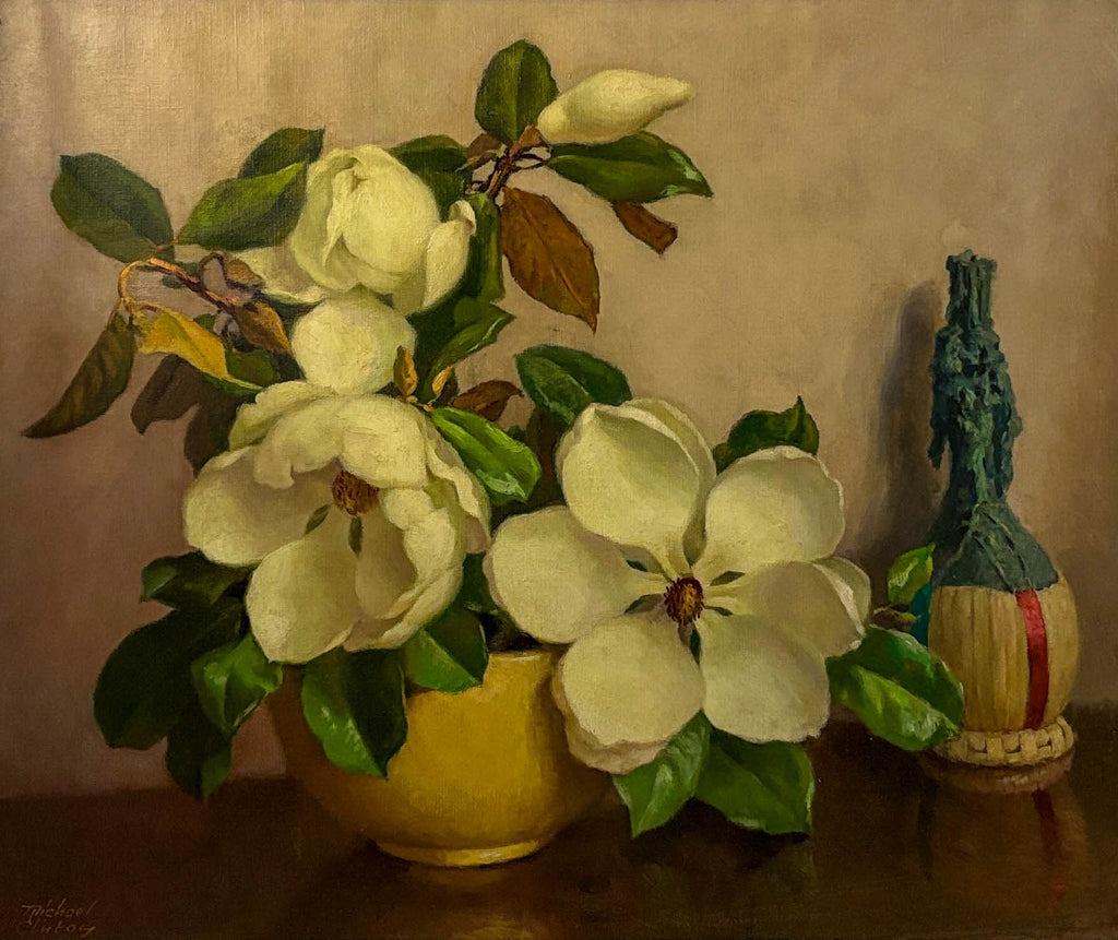 White Magnolia Blossoms