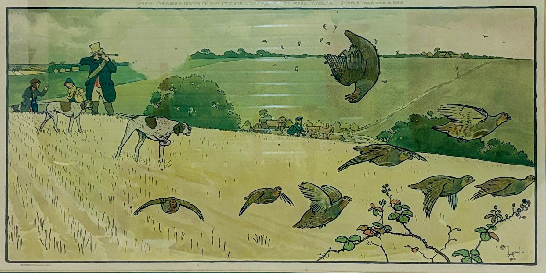 Bird Hunting in the English Countryside