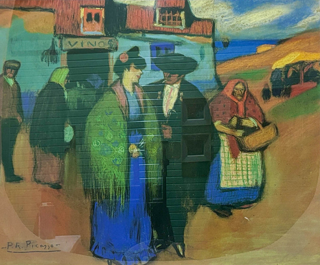 A Spanish Couple in Front of an Inn (1900)