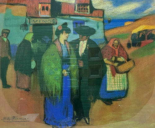 A Spanish Couple in Front of an Inn (1900)
