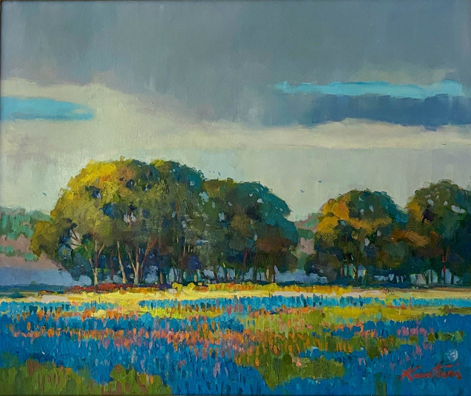 Wildflower Meadow After the Rain