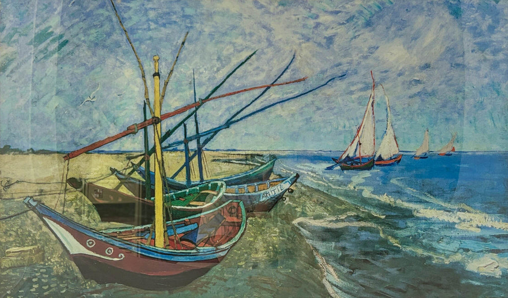 Fishing Boats on the Beach at Saintes-Maries