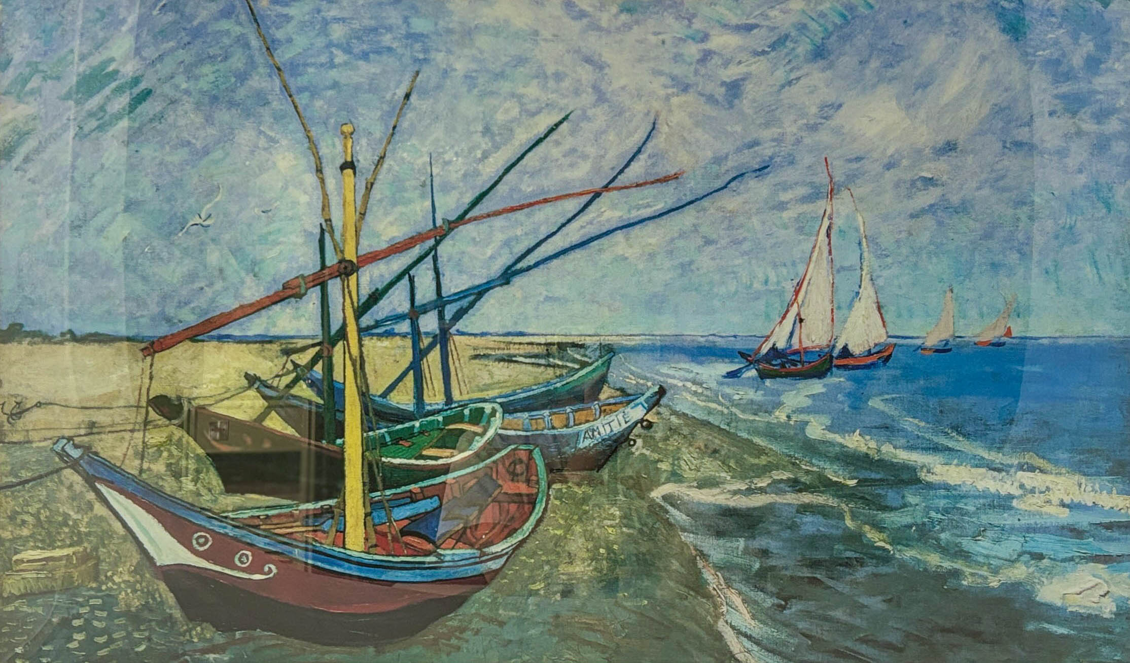 Fishing Boats on the Beach at Saintes-Maries