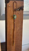 Bolo with Opalized Coral Cabochon