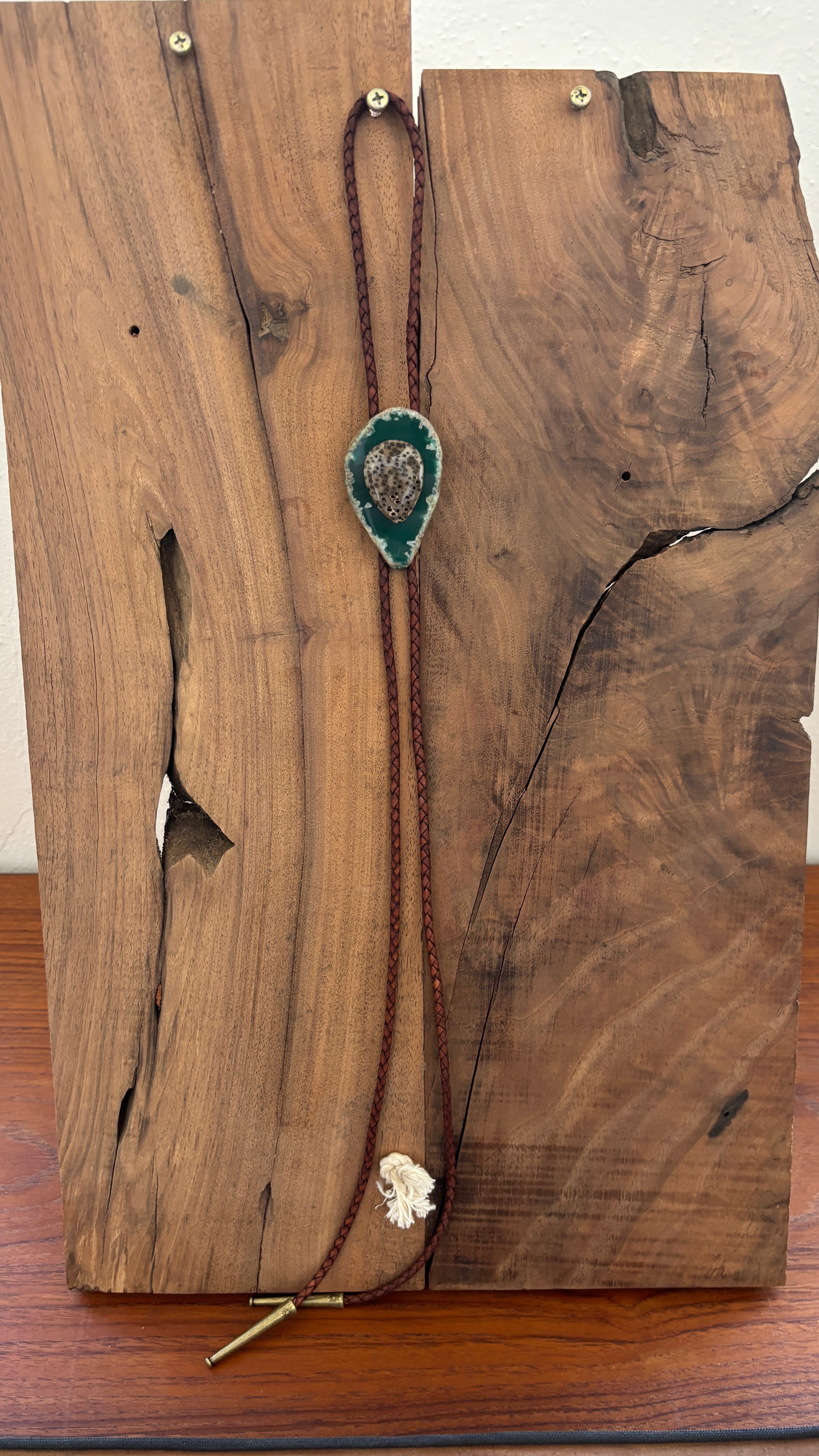 Petrified Palm Tree Stone Bolo