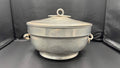 Mid-Century Metal Serving Bowl with Lid