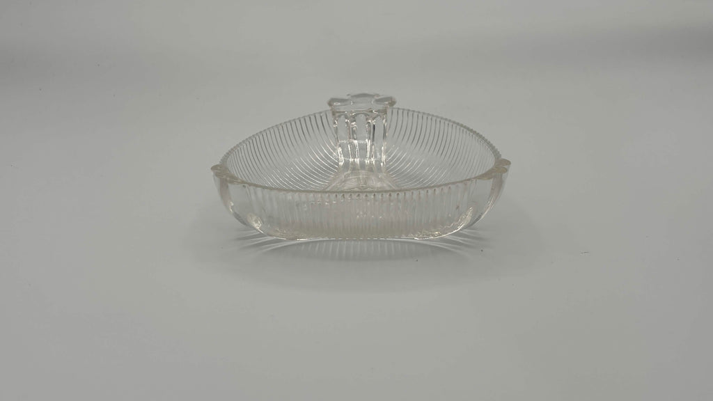 Pressed Glass Candy Nut Dish
