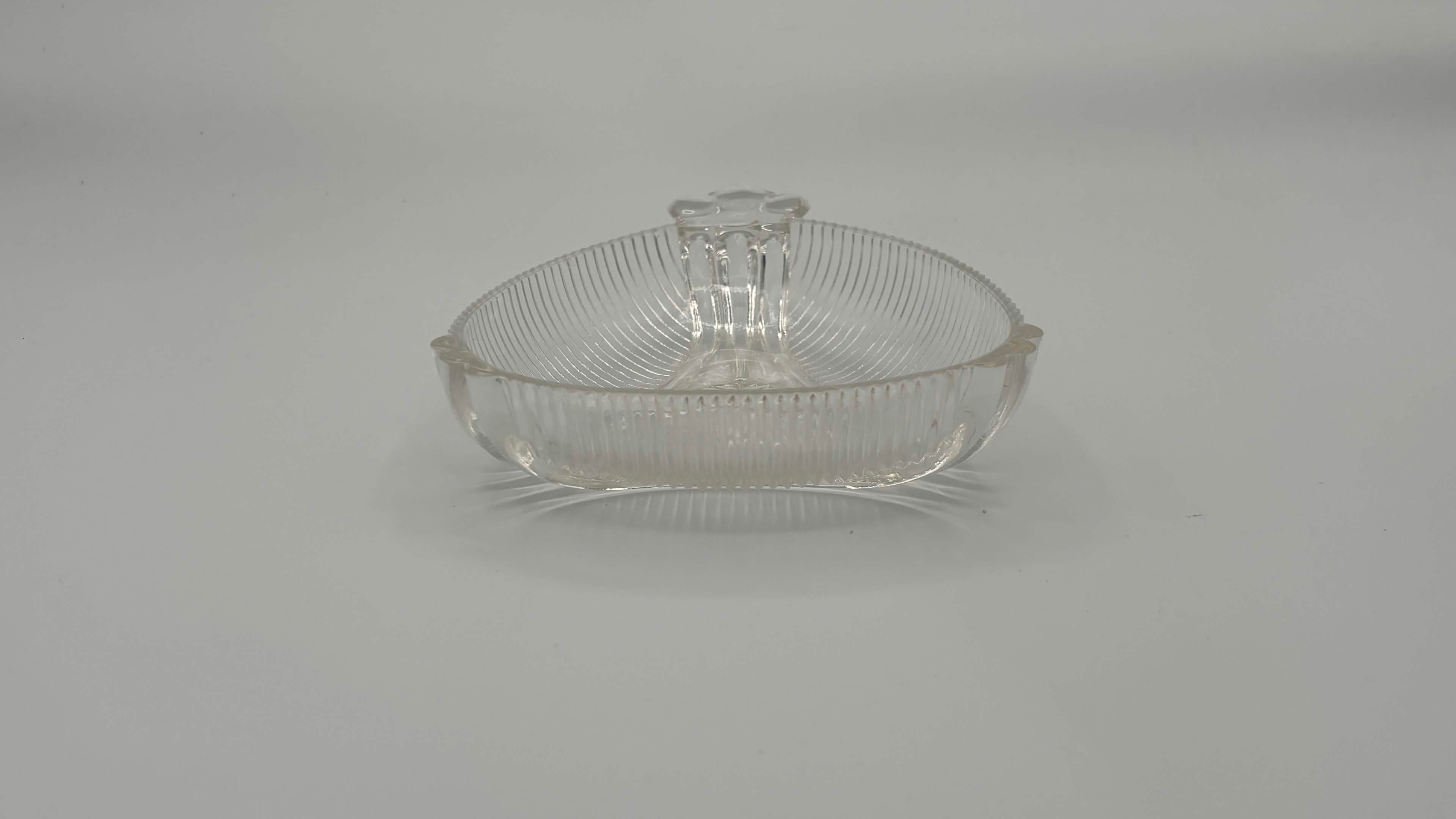 Pressed Glass Candy Nut Dish