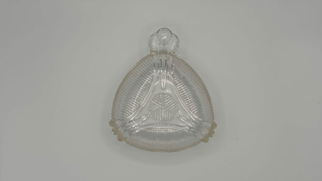 Pressed Glass Candy Nut Dish