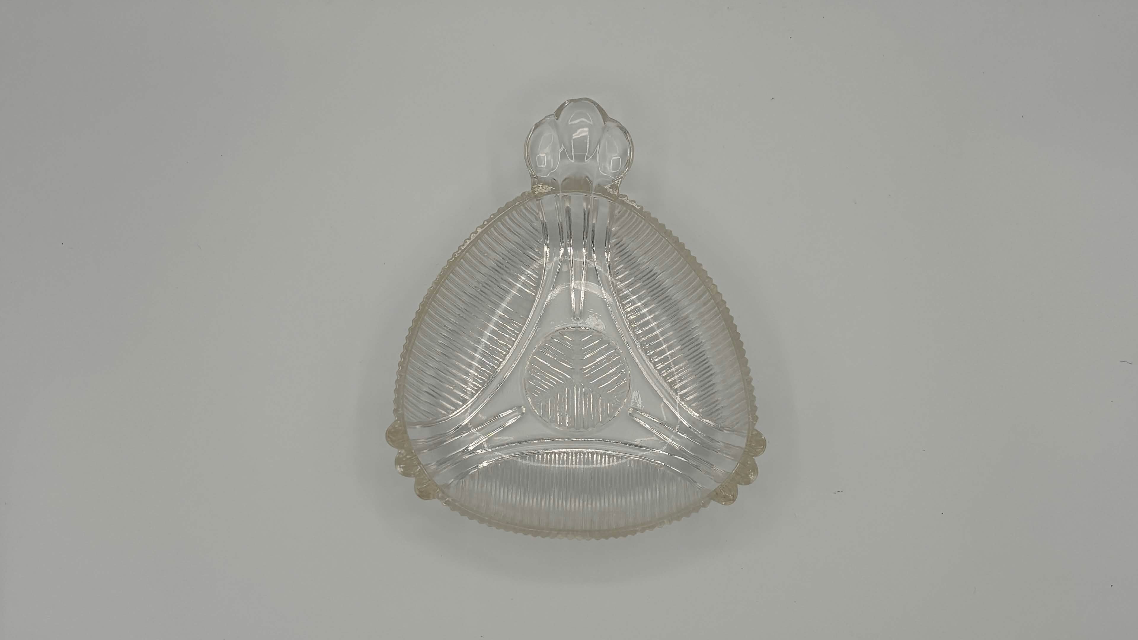 Pressed Glass Candy Nut Dish