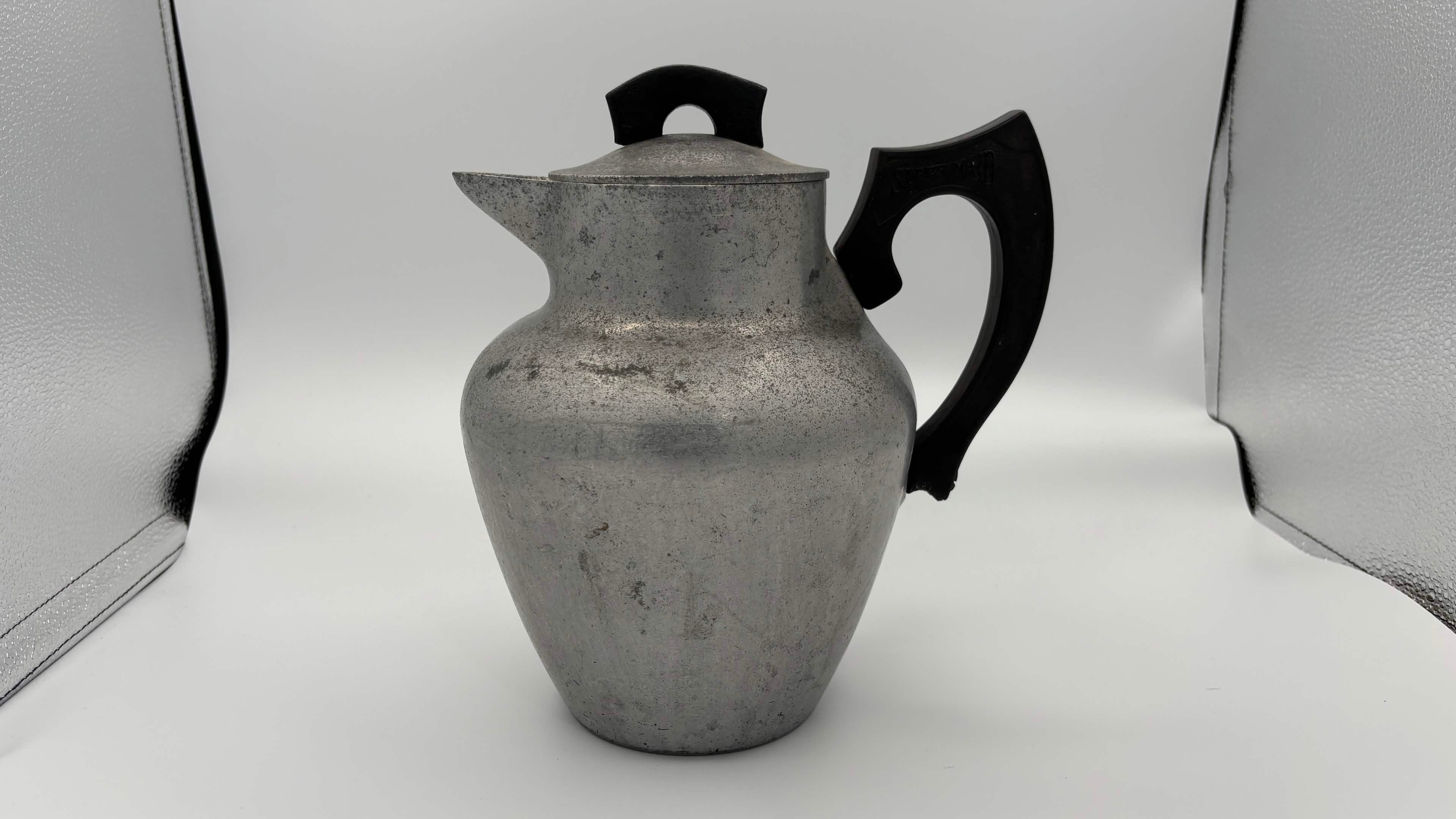 Speckled Aluminum Coffee Server
