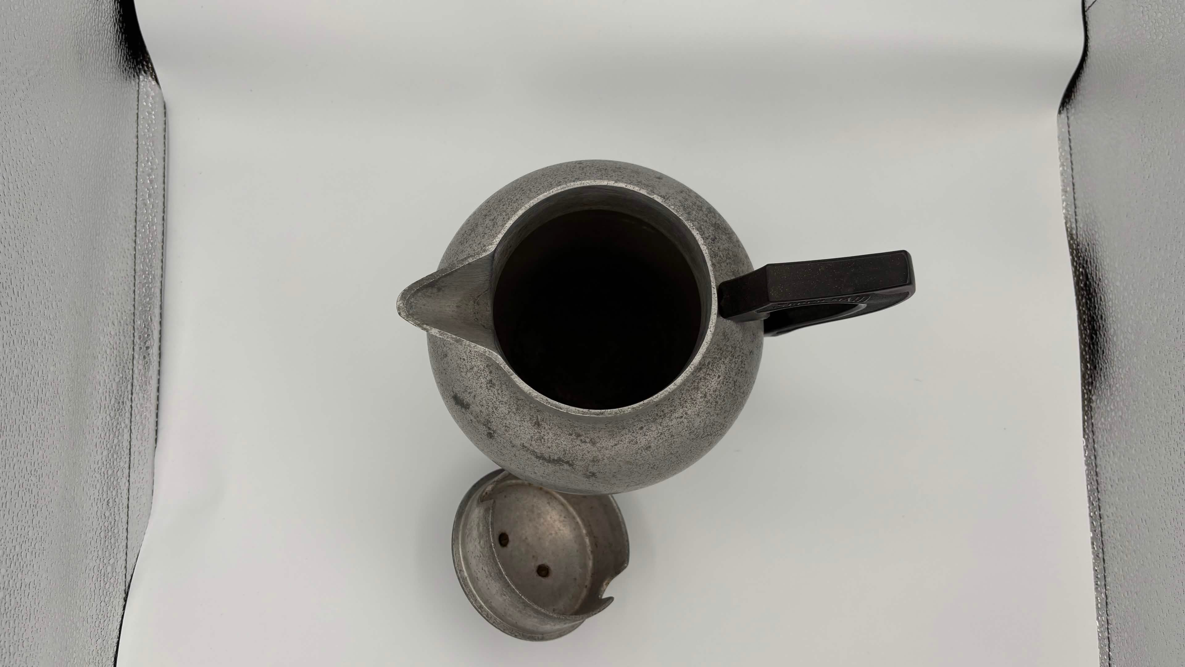 Speckled Aluminum Coffee Server