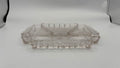 Vintage Clear Glass Divided Relish Tray