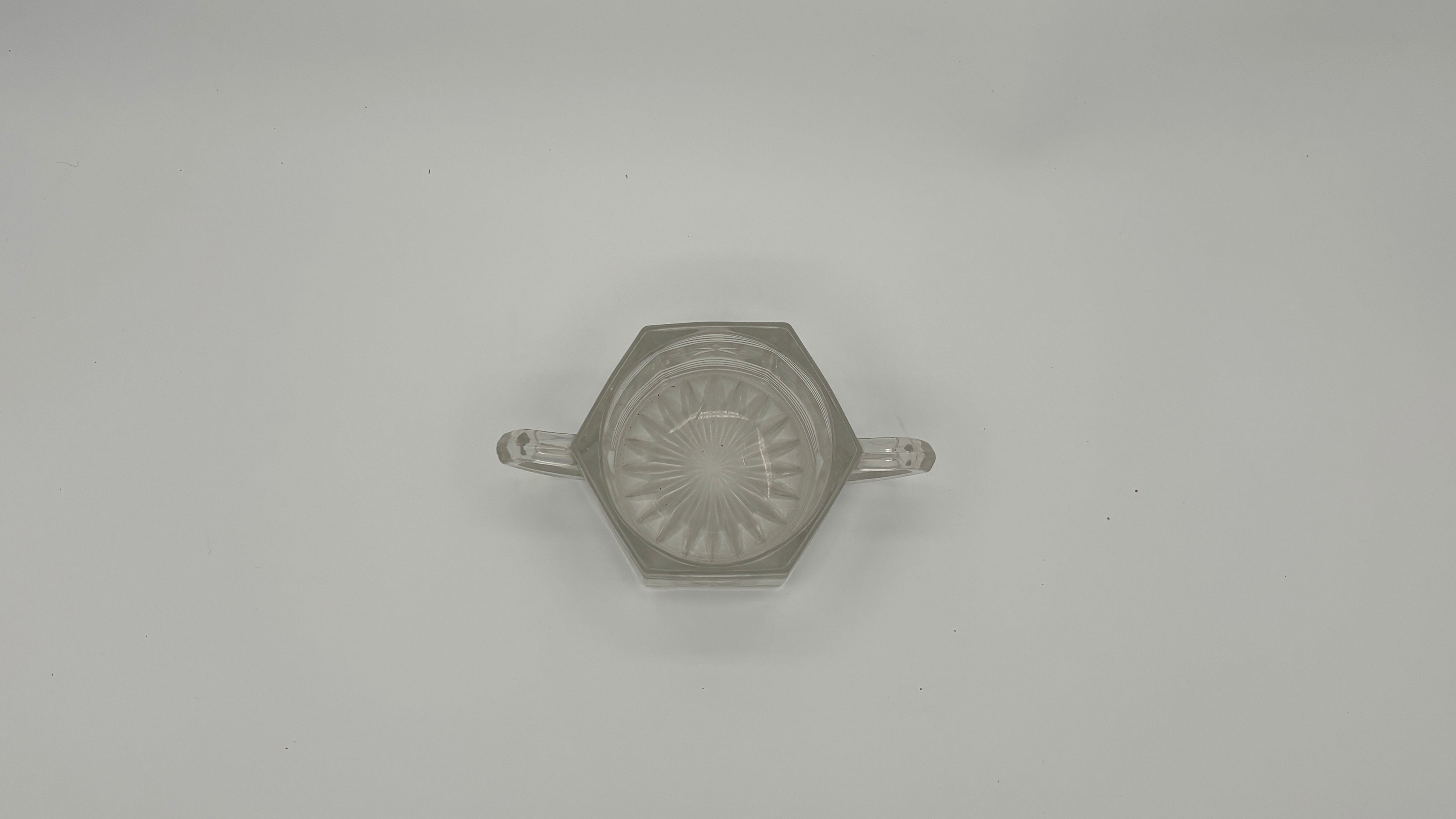 Etched Star Sugar Bowl