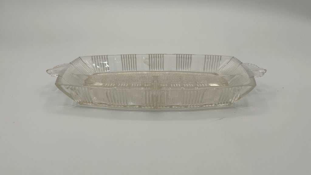 Rectangular Relish Dish with Handles
