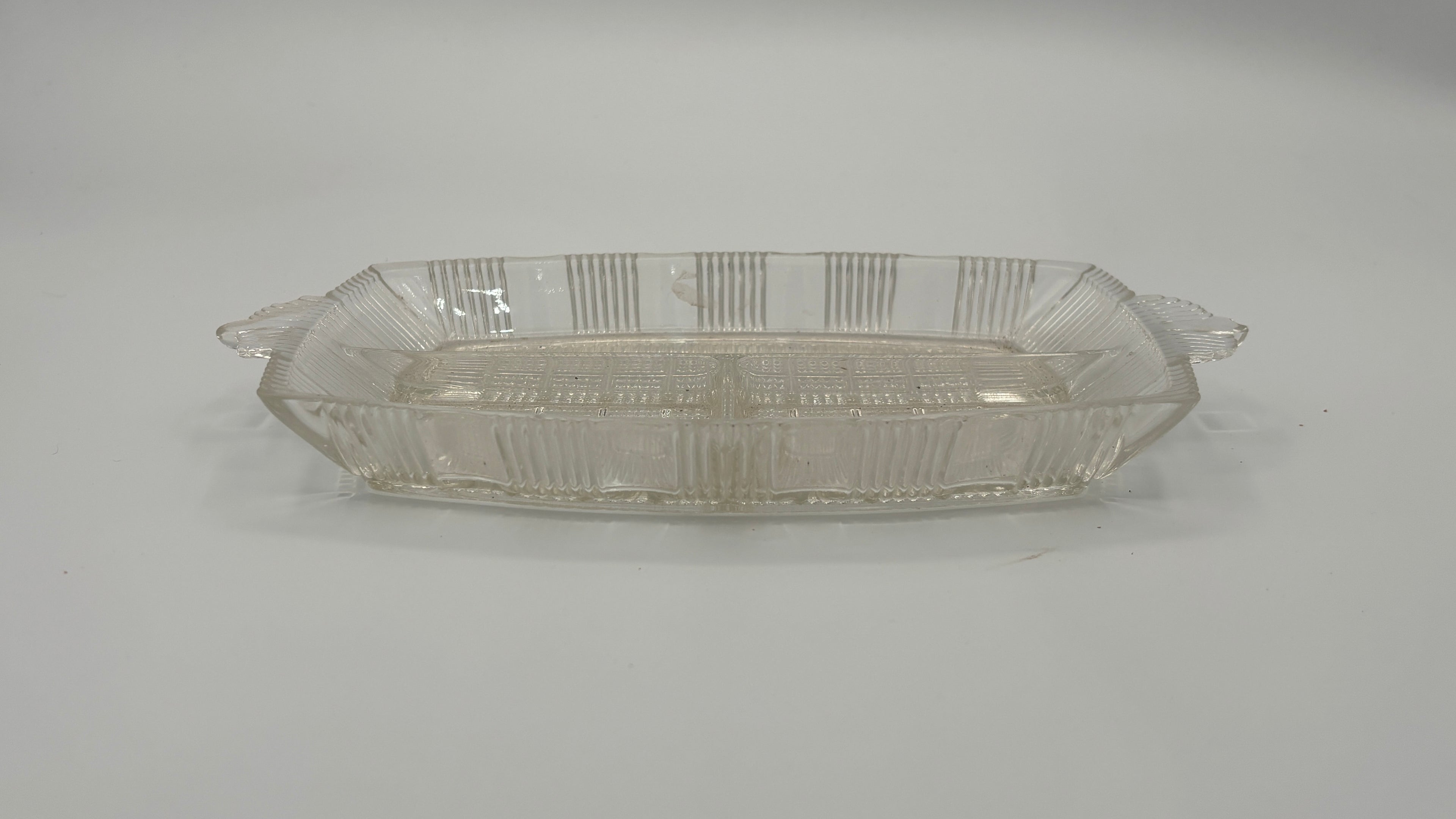 Rectangular Relish Dish with Handles