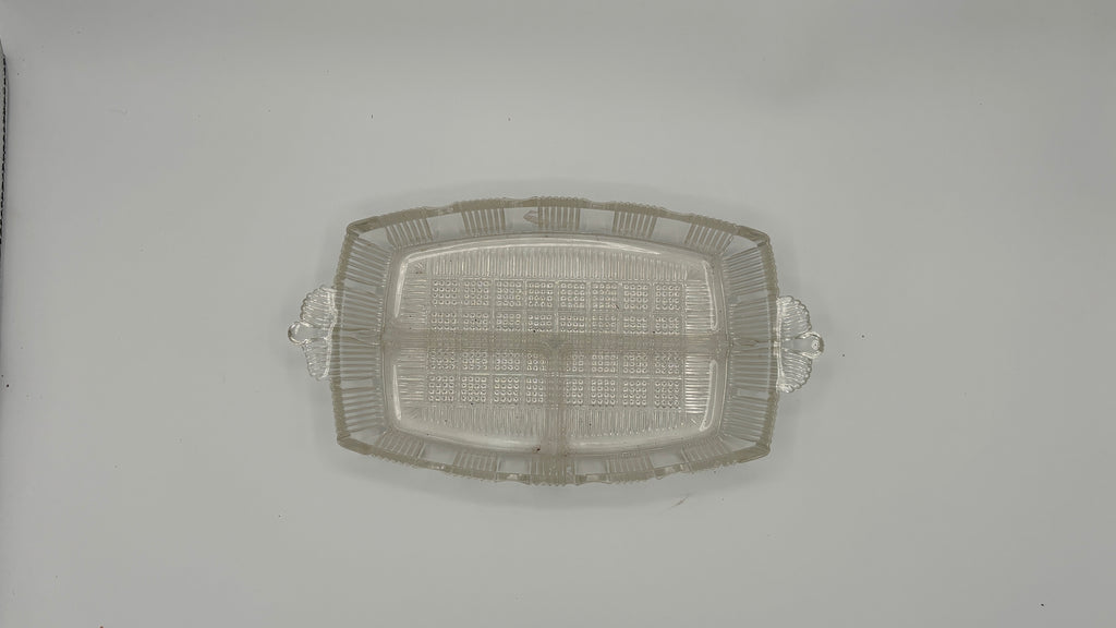 Rectangular Relish Dish with Handles